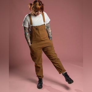Girrlscout Billie Overalls Warm Brown